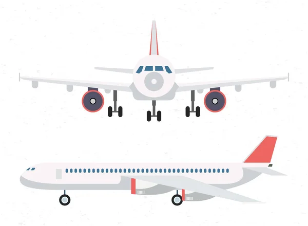 Uçak taşımacılığı hava yolu simgesi izole — Stok Vektör