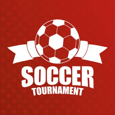 Kurdeleli futbol spor amblemi posteri