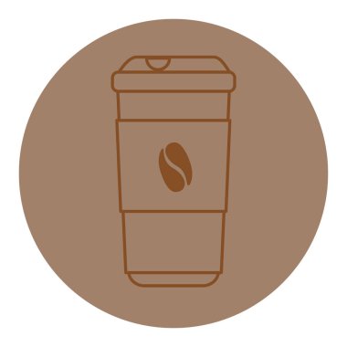 Tek kullanımlık kahve fincanı, satır biçimi simgesi