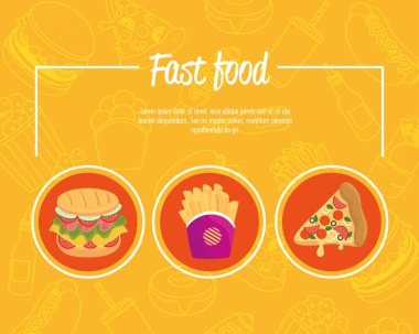 Lezzetli fast food setiyle