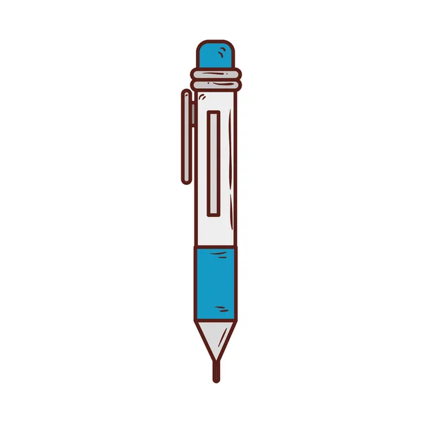 Stift-Versorgungssymbol, auf weißem Hintergrund — Stockvektor