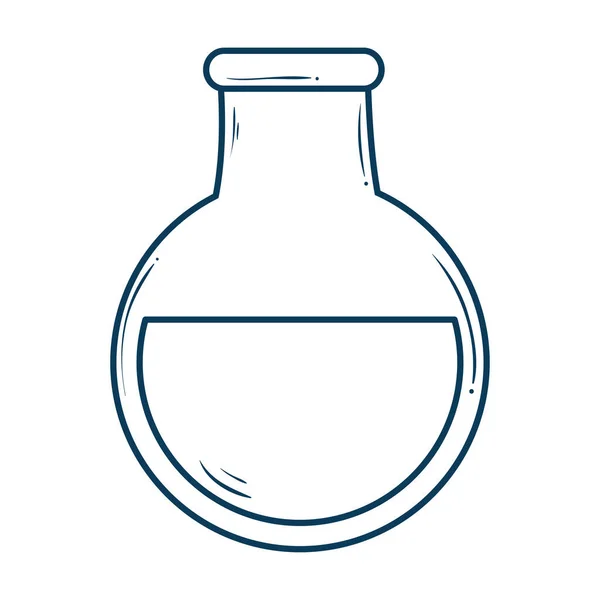 Tubo icono de prueba, icono de estilo de línea — Archivo Imágenes Vectoriales