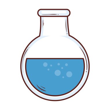 tüp test simgesi, beyaz arkaplan