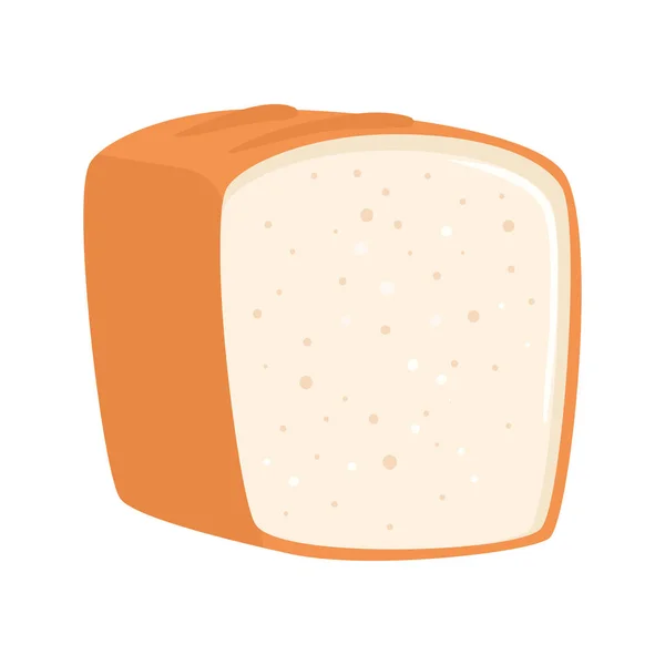 Bröd bageri ikon, i vit bakgrund — Stock vektor