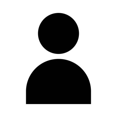 avatar kullanıcı siluet biçimi simgesi