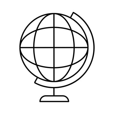 taban çizgisi biçiminde dünya gezegeni