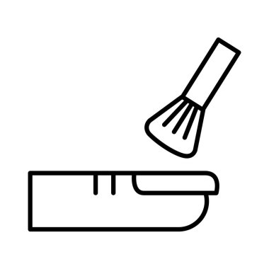 Tırnak cilası makyaj ürünü parmak izi biçiminde simge ile