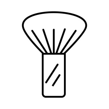 makyaj fırçası ögesi satır biçimi simgesi