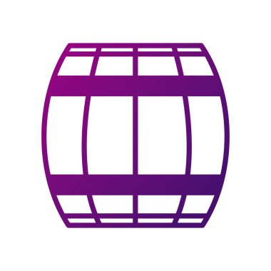 şarap ahşap fıçı gradyan tarzı