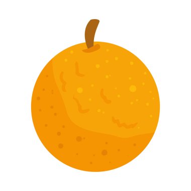 turuncu taze meyve, beyaz arkaplanda