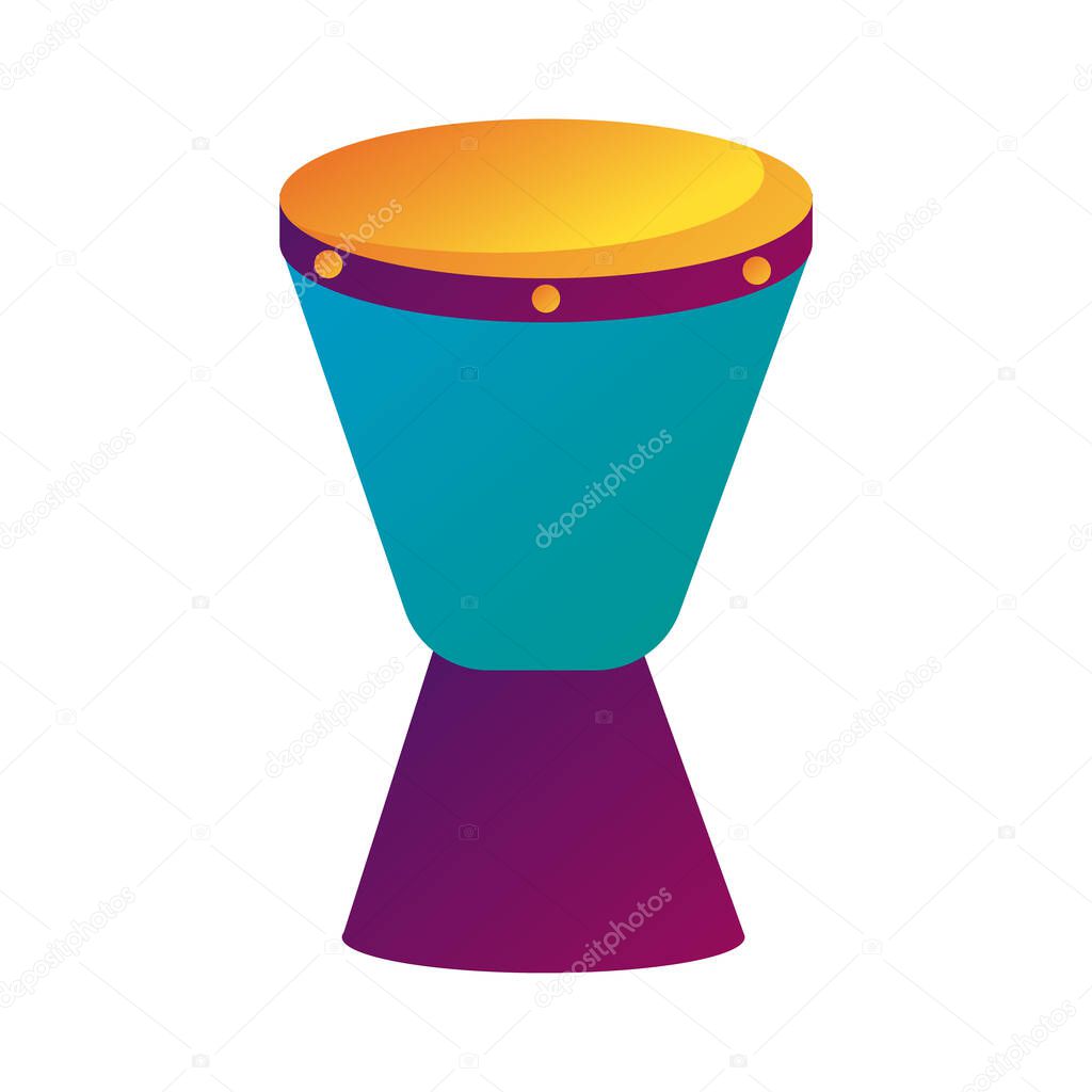 bongo drum instrument line and fill style