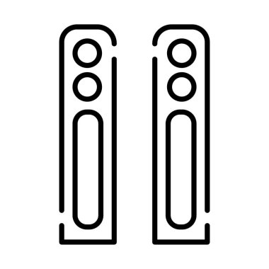 çubuk hoparlörleri satır biçimi simgesi