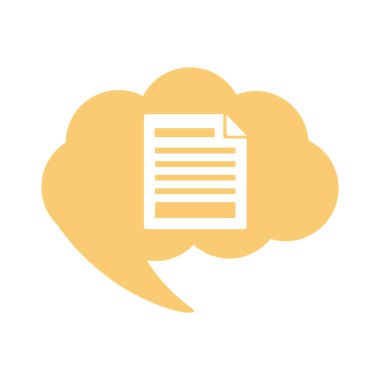 kağıt belge düz biçim simgesi