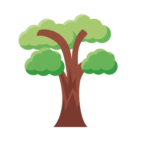 Иконка в стиле листового дерева — стоковый вектор