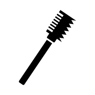 kozmetik saç fırçası aksesuar siluet tarzı simge