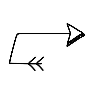 Hint oku sağ yön biçim çizgisi simgesi