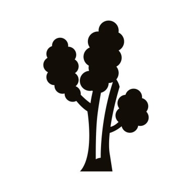 dallanmış ağaç silueti biçim simgesi