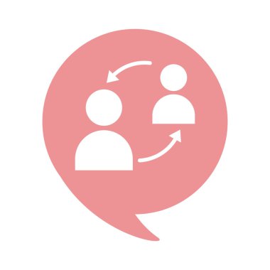 Oklu takım çalışması düz stil ile kesişti