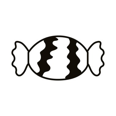 Tatlı şeker cadılar bayramı tarzı simge