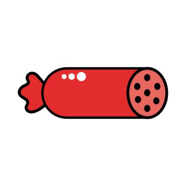 Lezzetli sosis kuyruğu ve dolgu stili