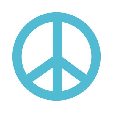 Barış ve aşk sembolü argo siluet tarzı