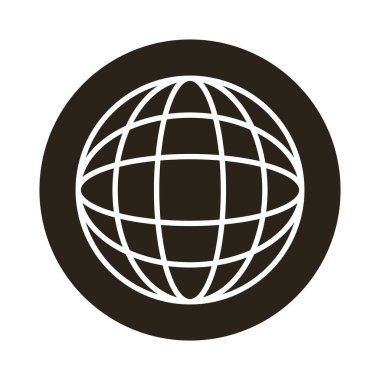 küresel gezegen bloğu biçim simgesi