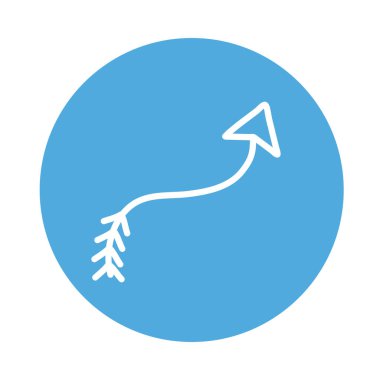 Hintli ok yukarı doğru blok biçim simgesi