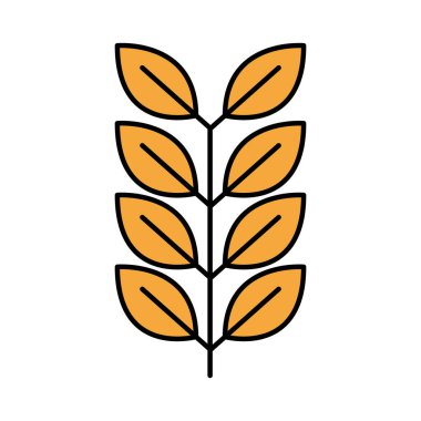 Arpa dalı oktoberfest hattı ve biçim simgesini doldur