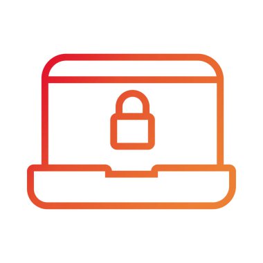 asma kilit gradyan biçiminde dizüstü bilgisayar