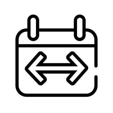 Arrows satır biçimi simgesi olan takvim anımsatıcı