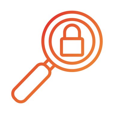 Asma kilit gradyan biçiminde büyüteç