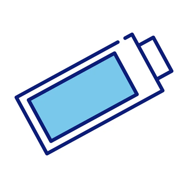 USB linha flash de memória e ícone de estilo de preenchimento —  Vetores de Stock