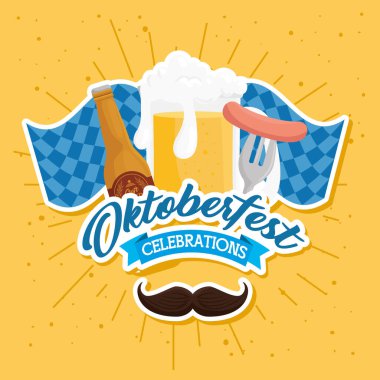 Ekim Festivali kutlaması biralar ve çatalda sosisle kutlanır