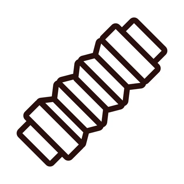 Dragspel instrument linje stil ikon — Stock vektor
