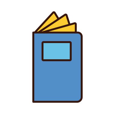 Kitap okulu açık satırı ve biçim simgesini doldur