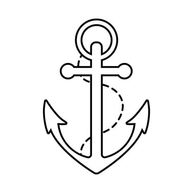 Halat stili deniz çapası.