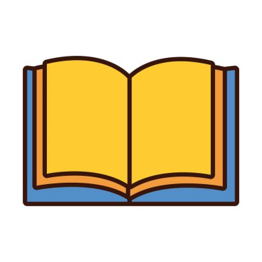 Kitap okulu açık satırı ve biçim simgesini doldur