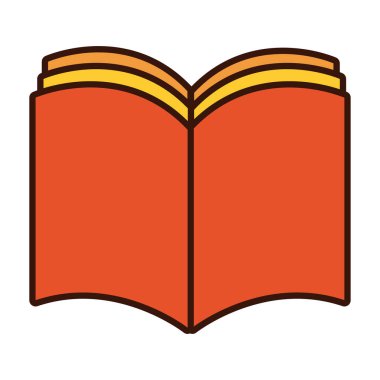 Kitap okulu açık satırı ve biçim simgesini doldur