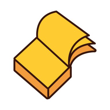 Kitap okulu açık satırı ve biçim simgesini doldur