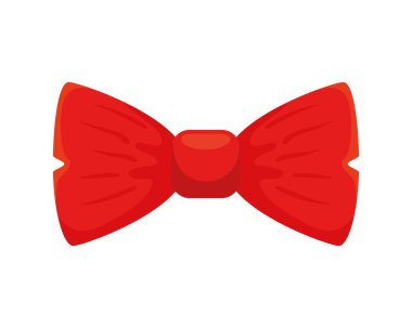 İzole erkek papyon vektör tasarımı