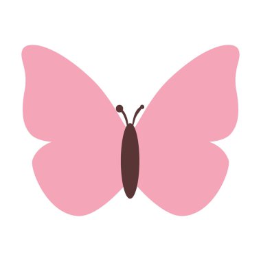 Şirin kelebek vektör tasarımı