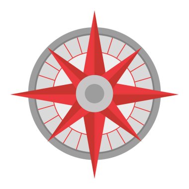 kurdele pusula vektör tasarımı