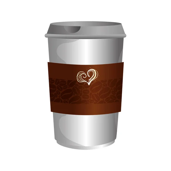 Branding mockup coffee shop, jetable de café — Image vectorielle