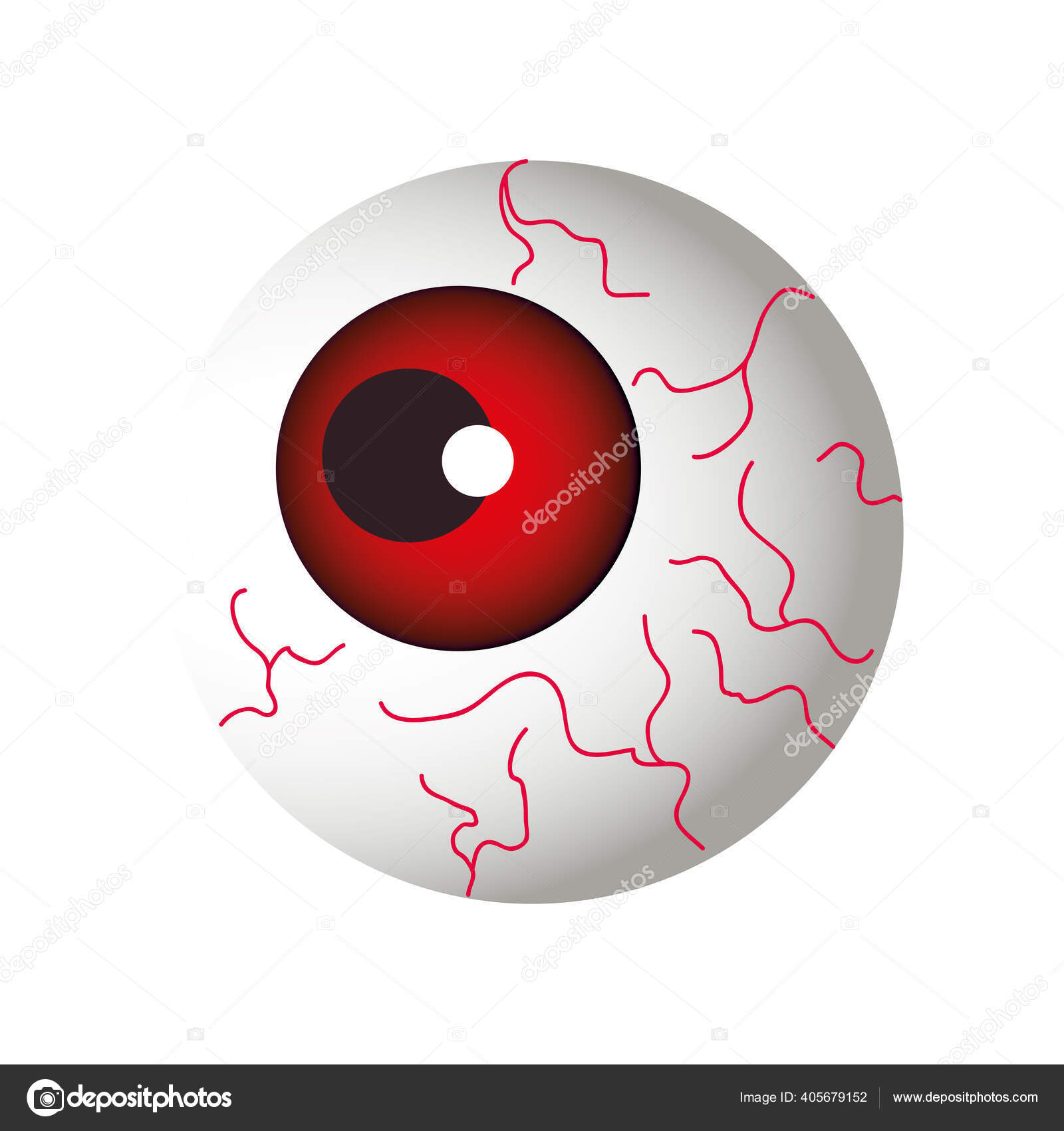 Image vectorielle Conception vectorielle de dessin animé Halloween oeil par  ©yupiramos - 405679152, image size:1600x1700