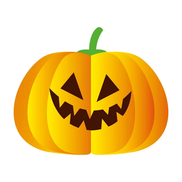 Halloween pumpkin cartoon vector design — Stock Vector