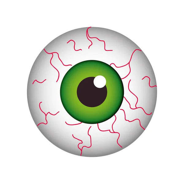 Vektor-Design für Halloween-Augen — Stockvektor