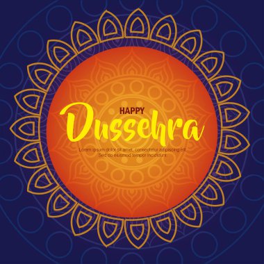 turuncu mandala arka plan vektör tasarımı