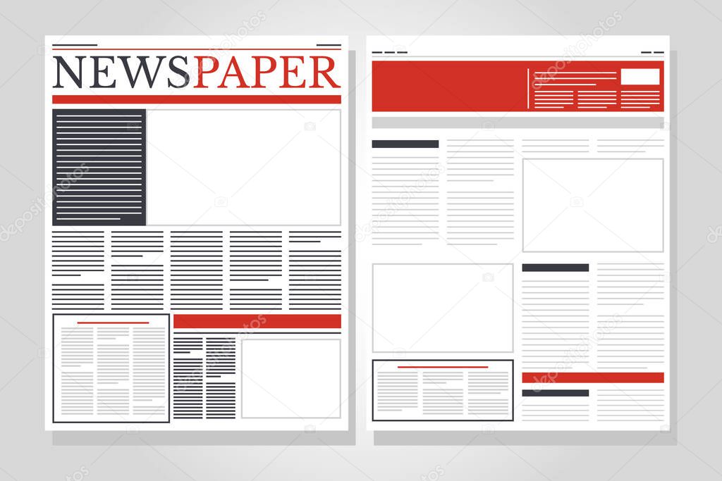 news paper open communication isolated icon