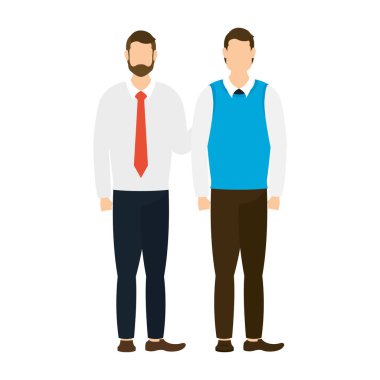 Zarif işadamları karakterleri avatarlar