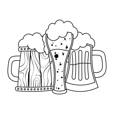 Aziz Patrick biraları tahta kavanozlarda ve bardaklarda kutluyor.